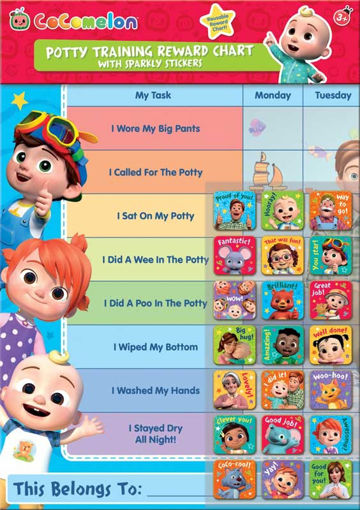 Picture of COCOMELON EVERYDAY REWARD CHART WITH STICKERS